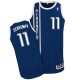NBA Detlef Schrempf Authentic Men's Navy Blue Jersey - Adidas Oklahoma City Thunder &11 Alternate