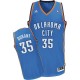 NBA Kevin Durant Swingman Men's Royal Blue Jersey - Adidas Oklahoma City Thunder &35 Road