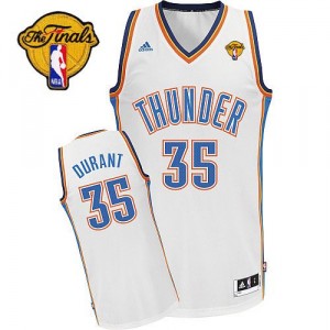 Jeunesse de NBA Kevin Durant Swingman maillot blanc - Adidas Oklahoma City Thunder # 35 finales maison