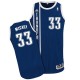 NBA Mitch McGary Authentic Men's Navy Blue Jersey - Adidas Oklahoma City Thunder &33 Alternate