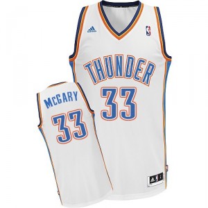 Maillot blanc NBA Swingman McGary Mitch masculine - Adidas Oklahoma City Thunder # maison 33