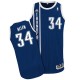 NBA Ray Allen Authentic Men's Navy Blue Jersey - Adidas Oklahoma City Thunder &34 Alternate
