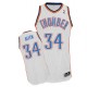 NBA Ray Allen Authentic Men's White Jersey - Adidas Oklahoma City Thunder &34 Home