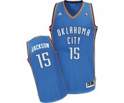 NBA Reggie Jackson Swingman Men's Royal Blue Jersey - Adidas Oklahoma City Thunder &15 Road
