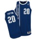 NBA Gary Payton Authentic Men's Navy Blue Jersey - Adidas Oklahoma City Thunder &20 Alternate