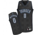 NBA Russell Westbrook Swingman Men's Black Jersey - Adidas Oklahoma City Thunder &0 Rhythm Fashion