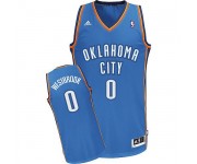 NBA Russell Westbrook Swingman Men's Royal Blue Jersey - Adidas Oklahoma City Thunder &0 Road