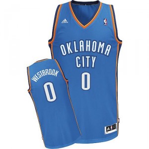 Bleu Royal Maillot NBA Swingman de Russell Westbrook masculine - Adidas Oklahoma City Thunder # route 0