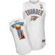 NBA Russell Westbrook Swingman Men's White Jersey - Adidas Oklahoma City Thunder &0 2012 Finals