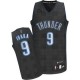 NBA Serge Ibaka Authentic Men's Black Jersey - Adidas Oklahoma City Thunder &9 Rhythm Fashion