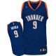 NBA Serge Ibaka Swingman Men's Blue Jersey - Adidas Oklahoma City Thunder &9 Crazy Light