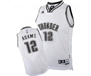 NBA Steven Adams Authentic Men's Black Shadow Jersey - Adidas Oklahoma City Thunder &12