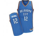 NBA Steven Adams Authentic Men's Royal Blue Jersey - Adidas Oklahoma City Thunder &12 Road