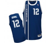 NBA Steven Adams Swingman Men's Navy Blue Jersey - Adidas Oklahoma City Thunder &12 Alternate