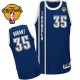 NBA Kevin Durant Authentic Men's Navy Blue Jersey - Adidas Oklahoma City Thunder &35 Alternate Finals
