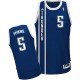 NBA Kendrick Perkins Swingman Men's Navy Blue Jersey - Adidas Oklahoma City Thunder &5 Alternate
