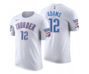 T-shirt maillot avec nom et numéro blanc Oklahoma City Thunder ^ 12 de Steven Adams Association, blanc