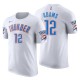 T-shirt maillot avec nom et numéro blanc Oklahoma City Thunder ^ 12 de Steven Adams Association, blanc