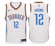NBA Oklahoma City Thunder ^ 12 Steven Adams Association Maillot Blanc