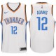 NBA Oklahoma City Thunder ^ 12 Steven Adams Association Maillot Blanc