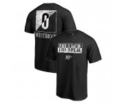 Oklahoma City Thunder Russell Westbrook ^ 0 T-shirt en marbre noir Yin Yang