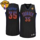 NBA Kevin Durant Authentic Men's Black Jersey - Adidas Oklahoma City Thunder &35 Fashion Finals