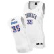 NBA Kevin Durant Authentic Women's White Jersey - Adidas Oklahoma City Thunder &35 Home